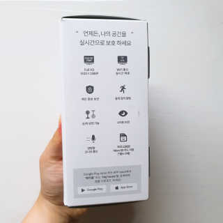 헤이홈 스마트 홈카메라 + 헤이베어 캐릭터커버 — 5점을 준 리뷰어가 2020년 5월 올린 사용 사진