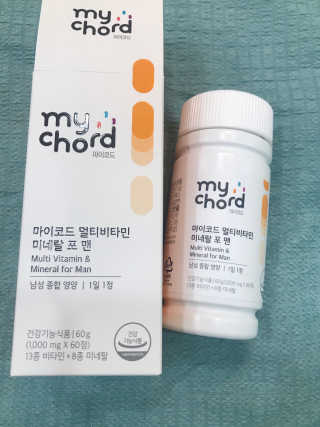 JW중외제약 마이코드 멀티비타민미네랄 포 맨 — 5점을 준 리뷰어가 2020년 9월 올린 사용 사진