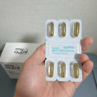 JW중외제약 마이코드 알티지 오메가3 1000 mg — 5점을 준 리뷰어가 2020년 9월 올린 사용 사진