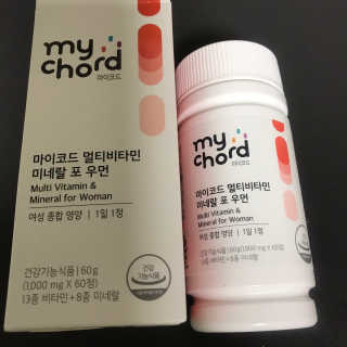 JW중외제약 마이코드 멀티비타민미네랄 포 우먼 — 4점을 준 리뷰어가 2020년 9월 올린 사용 사진