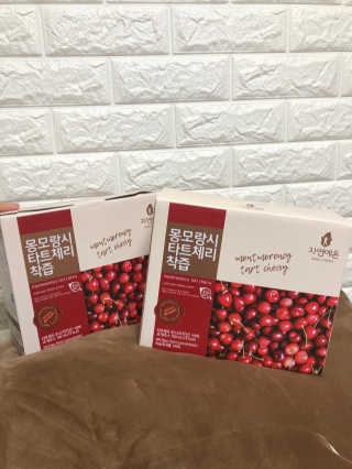 자연에온 몽모랑시 타트체리 착즙 100mL 10개입 2BOX — 5점을 준 리뷰어가 2020년 10월 올린 사용 사진