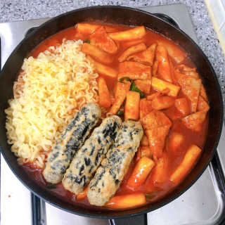 화곡미담 옛날 떡볶이 — 5점을 준 리뷰어가 2020년 4월 올린 사용 사진