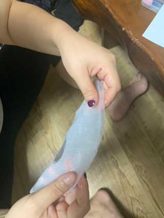 비피도랩 프로클리닉 폴루션에이징 프로텍트 마스크 — 5점을 준 리뷰어가 2020년 8월 올린 사용 사진