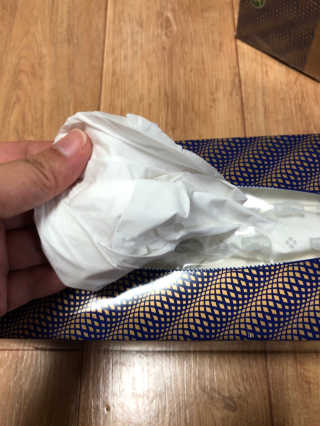 잘풀리는집 부드러운 모이스처 보습 미용 티슈 230매 — 5점을 준 리뷰어가 2020년 9월 올린 사용 사진