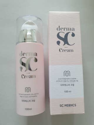 derma SC-Cream 더마에스씨 크림 100ml — 5점을 준 리뷰어가 2020년 4월 올린 사용 사진