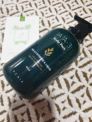 아카이아 이아 A3 헤어스캘프팩 500ml — 5점을 준 리뷰어가 2020년 6월 올린 사용 사진