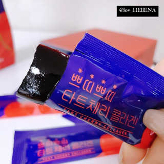 서울약사신협_쁘띠쁘띠타트체리콜라겐_20g x 14포 — 5점을 준 리뷰어가 2020년 12월 올린 사용 사진
