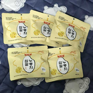 [꾸콤] 참참 전통 찹쌀 누룽지 일주일세트 60g x 5 — 2.5점을 준 리뷰어가 2020년 10월 올린 사용 사진