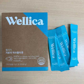 웰리카 저분자 피쉬 콜라겐 — 5점을 준 리뷰어가 2020년 11월 올린 사용 사진