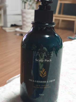 아카이아 이아 A3 헤어스캘프팩 500ml — 5점을 준 리뷰어가 2020년 6월 올린 사용 사진