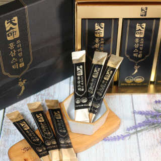 헬스업_천명진프리미엄홍삼스틱_10ml x 30포 — 5점을 준 리뷰어가 2020년 7월 올린 사용 사진