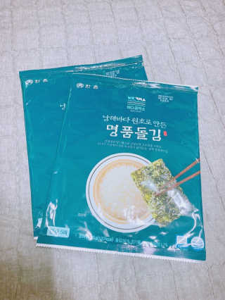 한촌몰 바다공작소 전통김_명품돌김세트 — 5점을 준 리뷰어가 2020년 10월 올린 사용 사진