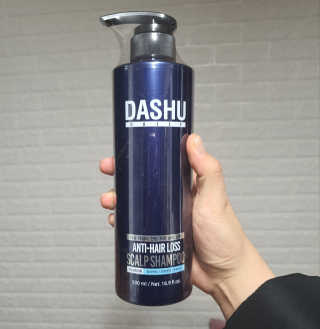 다슈코리아 다슈 데일리 단백질 한방 두피 골드 샴푸 500ml — 4.5점을 준 리뷰어가 2020년 12월 올린 사용 사진