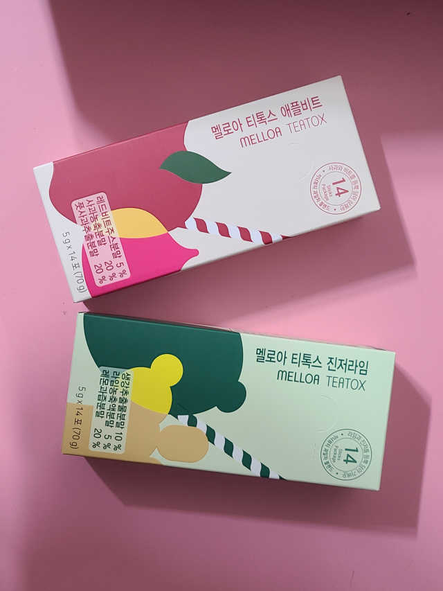상큼하게 가벼워질 땐 멜로아티톡스 애플비트 진저라임 리뷰 사진
