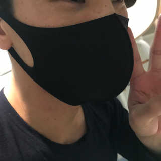이노레이어 무봉제 마스크_신제품 — 4점을 준 리뷰어가 2020년 11월 올린 사용 사진
