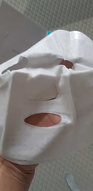 바이오믹 BIOMEEK SENSIMETIC SOOTHING MASK.S — 5점을 준 리뷰어가 2020년 7월 올린 사용 사진