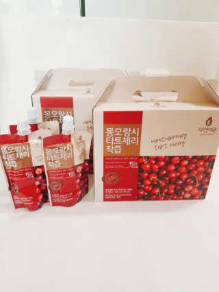 자연에온 몽모랑시 타트체리 착즙 100mL 10개입 2BOX — 5점을 준 리뷰어가 2020년 11월 올린 사용 사진