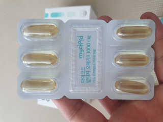 JW중외제약 마이코드 알티지 오메가3 1000 mg — 5점을 준 리뷰어가 2020년 10월 올린 사용 사진