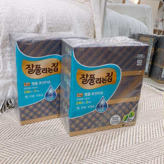 잘풀리는집 부드러운 모이스처 보습 미용 티슈 230매 — 5점을 준 리뷰어가 2020년 9월 올린 사용 사진