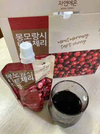 자연에온 몽모랑시 타트체리 착즙 100mL 10개입 2BOX — 5점을 준 리뷰어가 2020년 11월 올린 사용 사진
