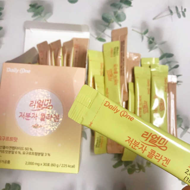 데일리원 리얼미 저분자 콜라겐 리뷰 사진