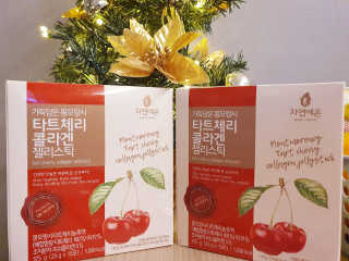 자연에온 가득담은 몽모랑시 타트체리 콜라겐 젤리스틱 — 5점을 준 리뷰어가 2020년 12월 올린 사용 사진