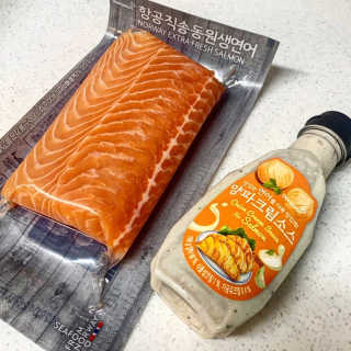 동원산업 항공직송 동원생연어_400g — 5점을 준 리뷰어가 2020년 4월 올린 사용 사진