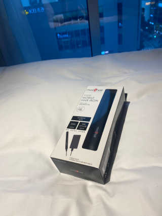 모즈헤어 휴대용 미니 고데기 — 4점을 준 리뷰어가 2020년 9월 올린 사용 사진