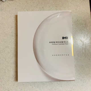 한미려 프리미엄 하이드로겔 마스크 — 3점을 준 리뷰어가 2020년 7월 올린 사용 사진