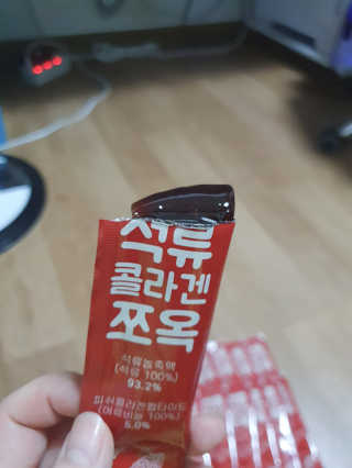 조은약초 석류콜라겐 석류즙 석류쪼옥 젤리 스틱 15포 x 20g — 5점을 준 리뷰어가 2020년 9월 올린 사용 사진