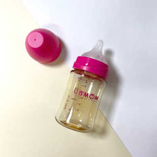 유비맘 PPSU 젖병 노꼭지_200ml_컬러 랜덤 발송 — 5점을 준 리뷰어가 2020년 9월 올린 사용 사진