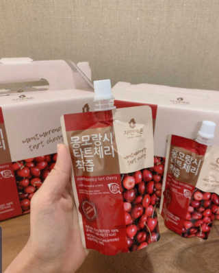 자연에온 몽모랑시 타트체리 착즙 100mL 10개입 2BOX — 5점을 준 리뷰어가 2020년 11월 올린 사용 사진