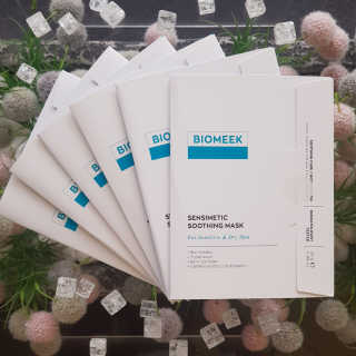 바이오믹 BIOMEEK SENSIMETIC SOOTHING MASK.S — 5점을 준 리뷰어가 2020년 7월 올린 사용 사진