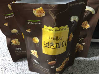 [풀무원] 프레시 넛츠파이 3개입 — 5점을 준 리뷰어가 2020년 4월 올린 사용 사진