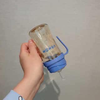 유비맘 샘방지 PPSU 빨대컵_컬러 랜덤 발송 — 5점을 준 리뷰어가 2020년 4월 올린 사용 사진