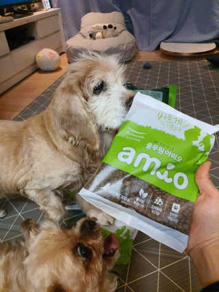 [풀무원 아미오] 자연담은식단 1kg 3종 — 5점을 준 리뷰어가 2020년 12월 올린 사용 사진