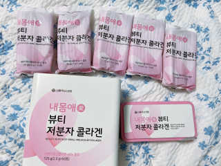 서울약사신협_내몸애뷰티저분자콜라겐_2.5g 50포 — 5점을 준 리뷰어가 2020년 4월 올린 사용 사진