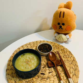 바다는다웰빙이다 완도사랑 전복죽 250g - 2팩 + 전복장조림 2팩 — 4점을 준 리뷰어가 2020년 10월 올린 사용 사진