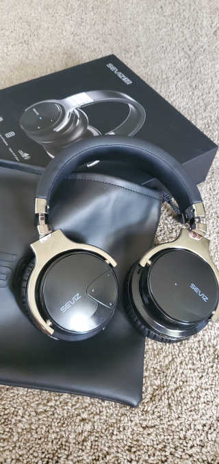 SEVIZ Bluetooth Headphones 10 3color — 5점을 준 리뷰어가 2020년 7월 올린 사용 사진