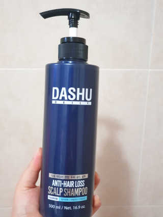 다슈코리아 다슈 데일리 단백질 한방 두피 골드 샴푸 500ml — 5점을 준 리뷰어가 2020년 11월 올린 사용 사진