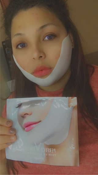 아 바자르 퍼펙트 브이 리프팅 프리미엄 액티비티 마스크 — 5점을 준 리뷰어가 2021년 1월 올린 사용 사진