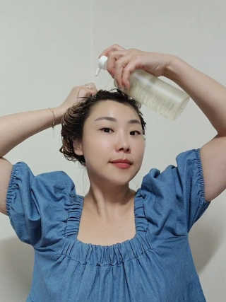 모제림닥터 펩타이드 실키 볼륨 샴푸 — 5점을 준 리뷰어가 2020년 10월 올린 사용 사진