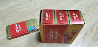 서울약사신협_투데이홍삼정_틴케이스_10g x 30포 — 5점을 준 리뷰어가 2020년 7월 올린 사용 사진