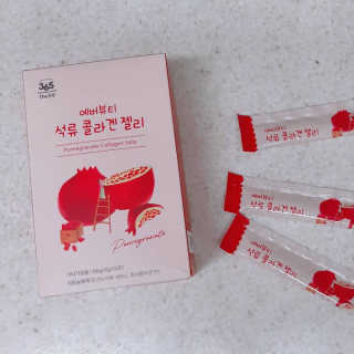 365더건강 에버뷰티 석류콜라겐 젤리 — 5점을 준 리뷰어가 2020년 7월 올린 사용 사진