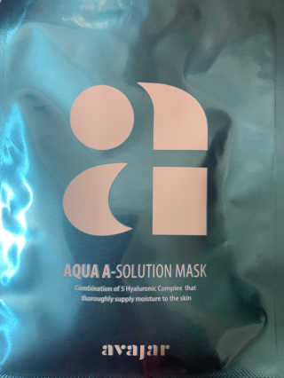 Avajar A-Solution 마스크 — 5점을 준 리뷰어가 2020년 10월 올린 사용 사진