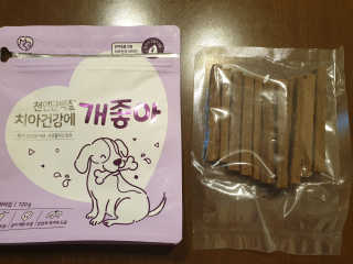 My Pet Care 천연단백질 치아건강에 개좋아 — 5점을 준 리뷰어가 2020년 11월 올린 사용 사진