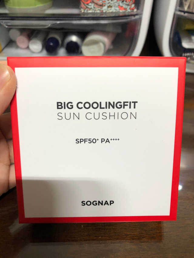 [소그냅] 빅 쿨링핏 썬쿠션 SPF 50+PA++++ 리뷰 사진