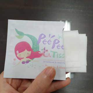 코리인제이아일랜드 키즈 피피티슈  Kids Pee Pee Tissue — 5점을 준 리뷰어가 2020년 11월 올린 사용 사진
