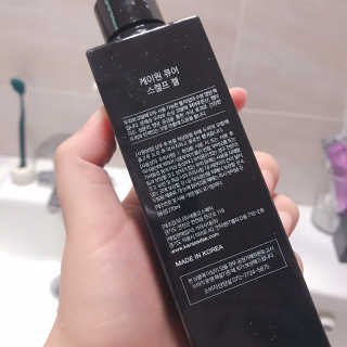 [두피헤어 트리트먼트] 케이원큐어 스켈프 젤 270ml — 4점을 준 리뷰어가 2020년 9월 올린 사용 사진