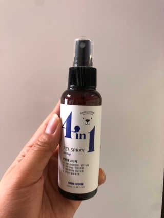 강아지스토리 포인원 모이스처 미스트 100ml — 4.5점을 준 리뷰어가 2020년 6월 올린 사용 사진